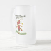 Pickleball schaufelt gut mit anderen mattglas bierglas (Vorderseite Links)