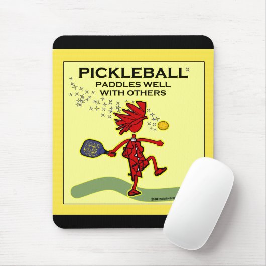 Pickleball schaufelt gut mit anderen mousepad (Mit Mouse)