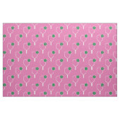 Pickleball: Schlaf essen, pickleball, rosa Stoff (Fat Quarter (45,7 x 55,9 cm))