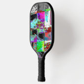 Pickleball-Schläger – Abstrakter Raster Pickleball Schläger (Links)