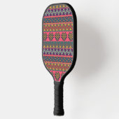 Pickleball-Schläger Boho Aztec-Stammesmuster Pickleball Schläger (Links)