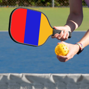 Pickleball-Schläger mit der Flagge Armeniens Pickleball Schläger