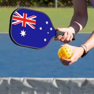 Pickleball-Schläger mit der Flagge Australiens Pickleball Schläger
