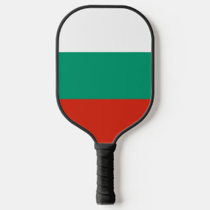 Pickleball-Schläger mit der Flagge Bulgariens Pickleball Schläger