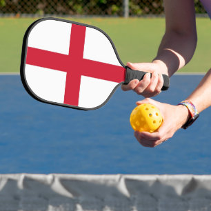 Pickleball-Schläger mit der Flagge Englands Pickleball Schläger