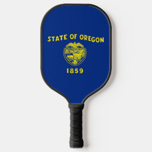Pickleball-Schläger mit der Flagge von Oregon, USA Pickleball Schläger