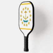 Pickleball-Schläger mit der Flagge von Rhode Islan Pickleball Schläger (Links)
