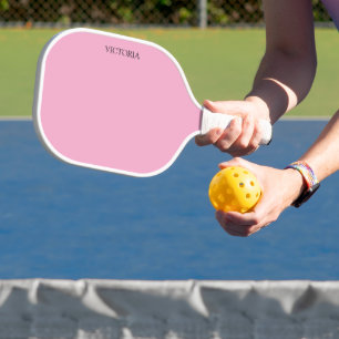 Pickleball-Schläger mit Namen Zweiton Rosa Pickleball Schläger