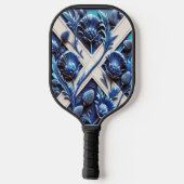 Pickleball-Schläger mit schottischen Disteln Pickleball Schläger (Rückseite)
