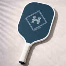 Pickleball-Schläger | Moderne geometrische Initial