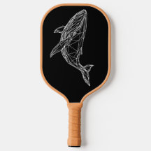 Pickleball-Schläger Moderne Geometrische Wale