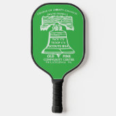 Pickleball-Schläger - Olivgrün Pickleball Schläger (Rückseite)