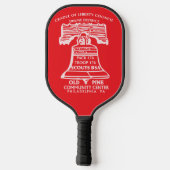 Pickleball-Schläger - Rot Pickleball Schläger (Rückseite)