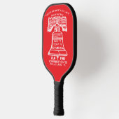 Pickleball-Schläger - Rot Pickleball Schläger (Links)