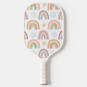 Pickleball-Schläger Süße Regenbogenfarben Pickleball Schläger (Vorderseite)