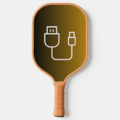 Pickleball-Schläger USB-Logo Pickleball Schläger (Rückseite)