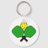Pickleball Schlüsselanhänger (Vorderseite)