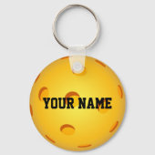 Pickleball Schlüsselanhänger - INDIVIDUELLE NAME (Vorderseite)