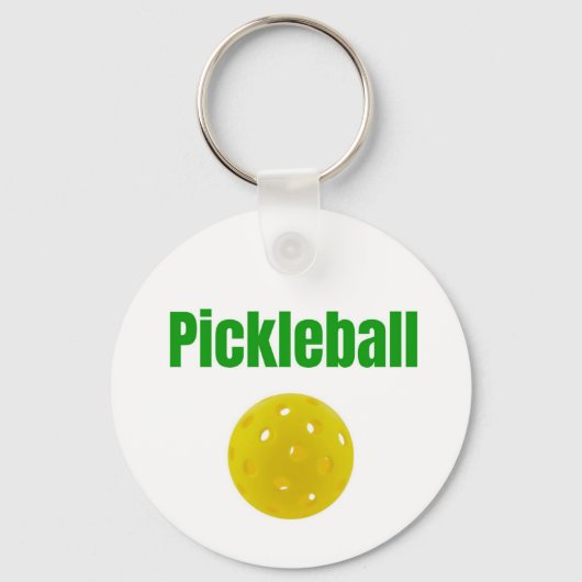 Pickleball-Schlüsselanhänger Schlüsselanhänger (Vorderseite)