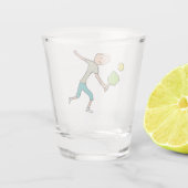 Pickleball Schnapsglas (Rückseite)