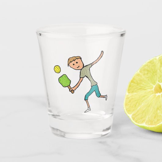 Pickleball Schnapsglas (Vorderseite)