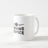 Pickleball Serving Justice Dink Pickleball Player Kaffeetasse (VorderseiteRechts)