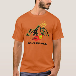 Pickleball Shirt Bekleidung brennt Sonne