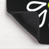 Pickleball-Shirts Blume Daisy Pickleball Center Mousepad (Ecke)