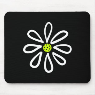 Pickleball-Shirts Blume Daisy Pickleball Center Mousepad