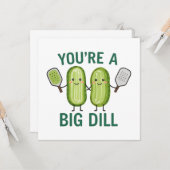 Pickleball Sie sind ein großer Teufel Karte (Vorderseite/Rückseite Beispiel)