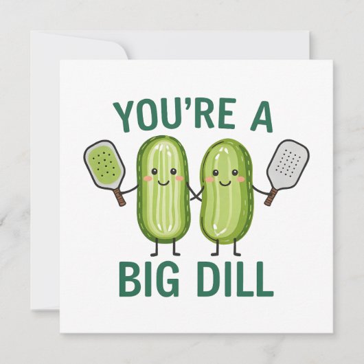 Pickleball Sie sind ein großer Teufel Karte (Vorderseite)