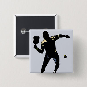 PICKLEBALL-SILHOUETTE BUTTON