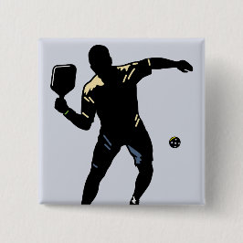 PICKLEBALL-SILHOUETTE BUTTON