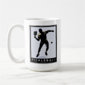 PICKLEBALL SILHOUETTE CLASSIC KAFFEETASSE (Links)
