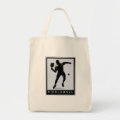 PICKLEBALL SILHOUETTE CLASSIC TRAGETASCHE (Vorne)