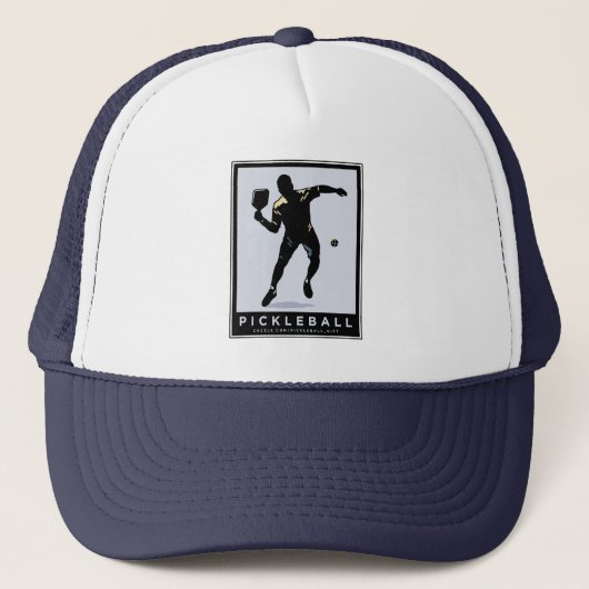 PICKLEBALL SILHOUETTE CLASSIC TRUCKERKAPPE (Vorderseite)