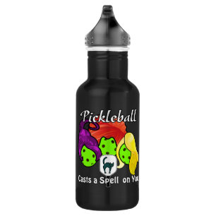 Pickleball Sister Hexen Halloween Edelstahlflasche