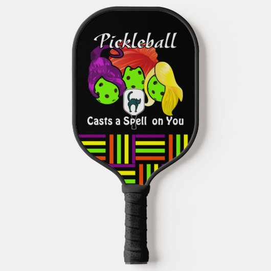 Pickleball Sister Hexen Halloween Pickleball Schläger (Vorderseite)