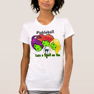Pickleball Sister Hexen Halloween T-Shirt