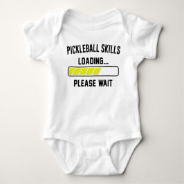 Pickleball Skills Loading Bitte warten Funny Baby Strampler