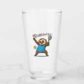 Pickleball Sloth T- Pickleball Y'all Glas (Vorderseite)