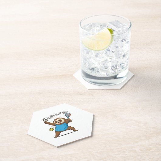 Pickleball Sloth T-Pickleball Y'all Untersetzer (Vor Ort)