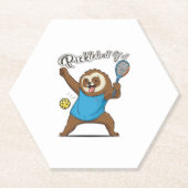 Pickleball Sloth T-Pickleball Y'all Untersetzer (Vorderseite)