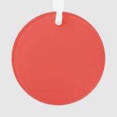 Pickleball Snowman Custom Holiday Acrylic Ornament (Rückseite)