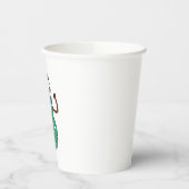 Pickleball Snowman Funny Christmas Pappbecher (Links)