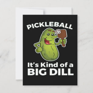 Pickleball so eine große Sache Feiertagskarte