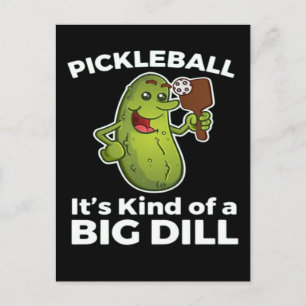 Pickleball so eine große Sache Feiertagspostkarte