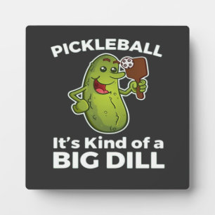 Pickleball so eine große Sache Fotoplatte