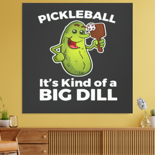 Pickleball so eine große Sache Leinwanddruck