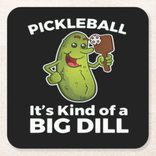 Pickleball so eine große Sache Rechteckiger Pappuntersetzer